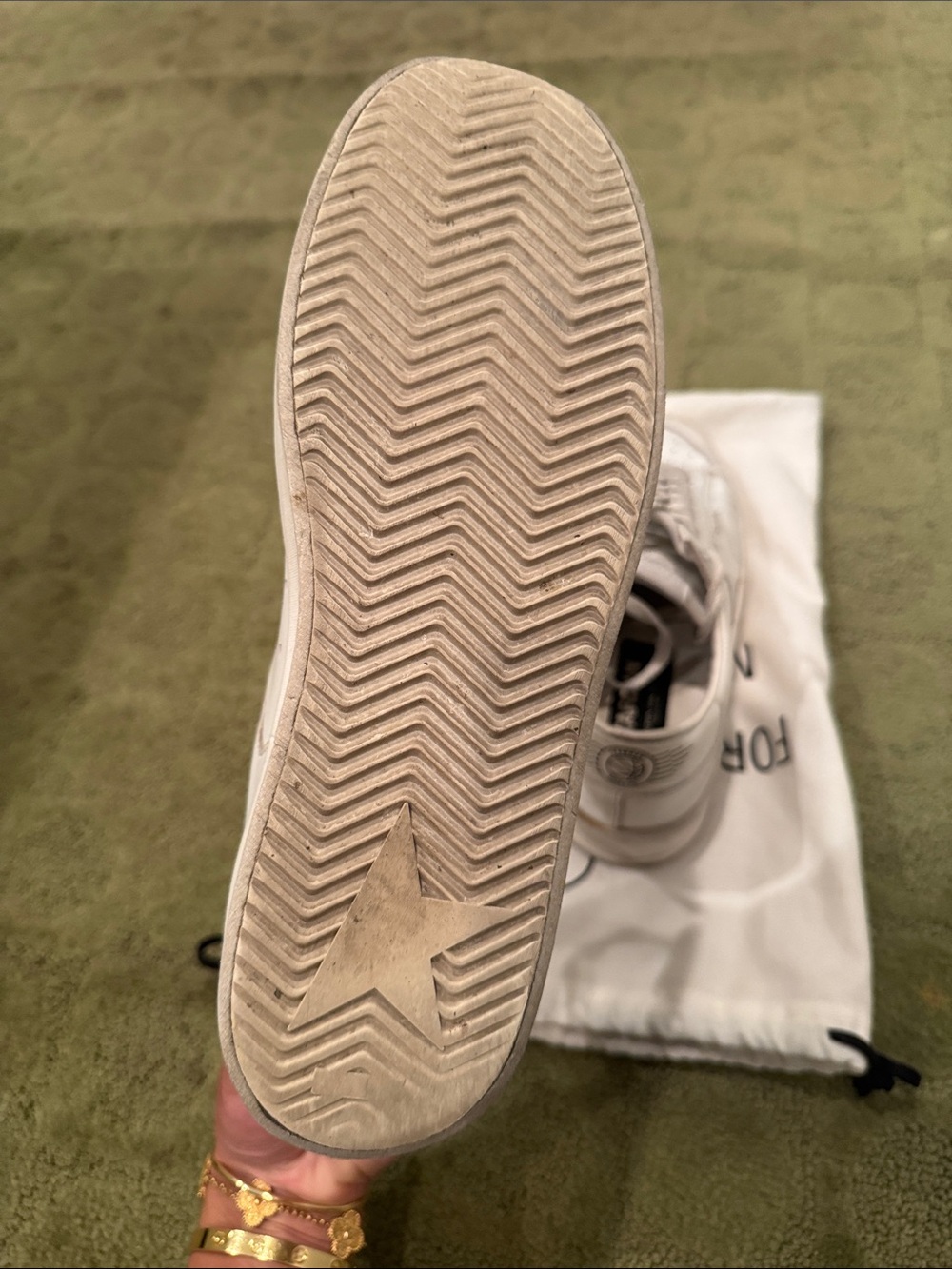 Golden Goose White Sneakers - Picture 10 of 11